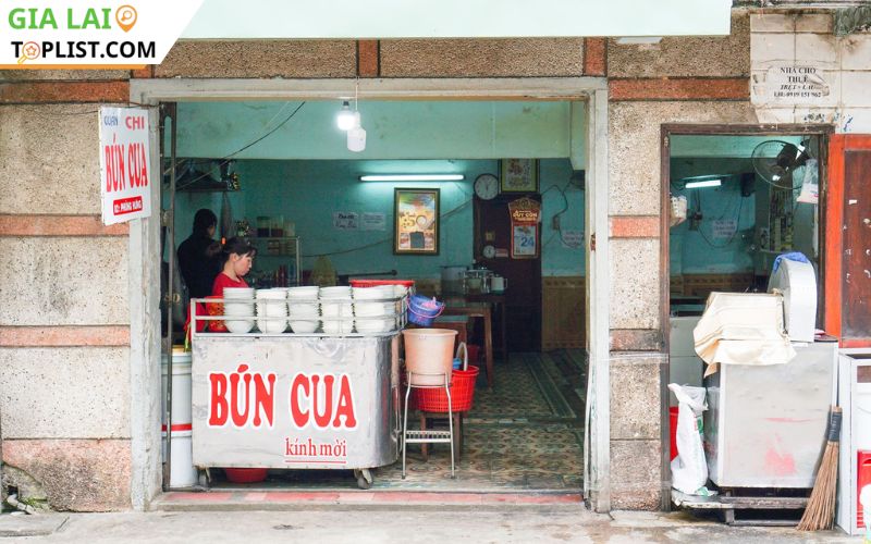 Bún cua Chi quán ngon bề dày 20 năm